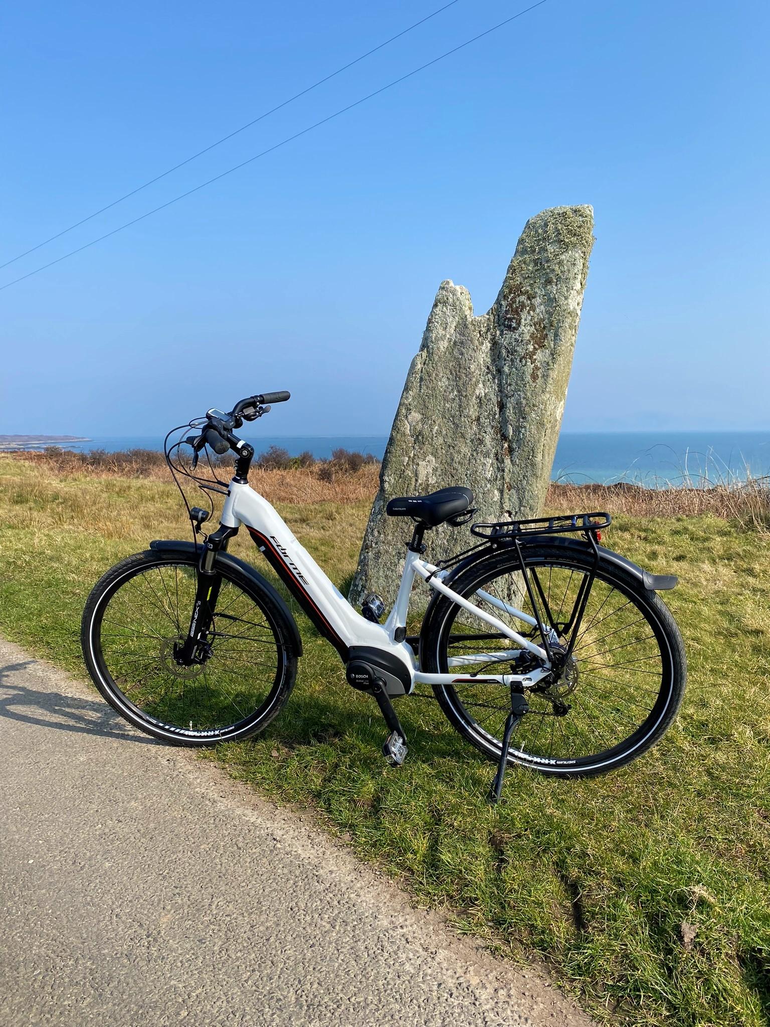 Bikes at Eilean Garbh